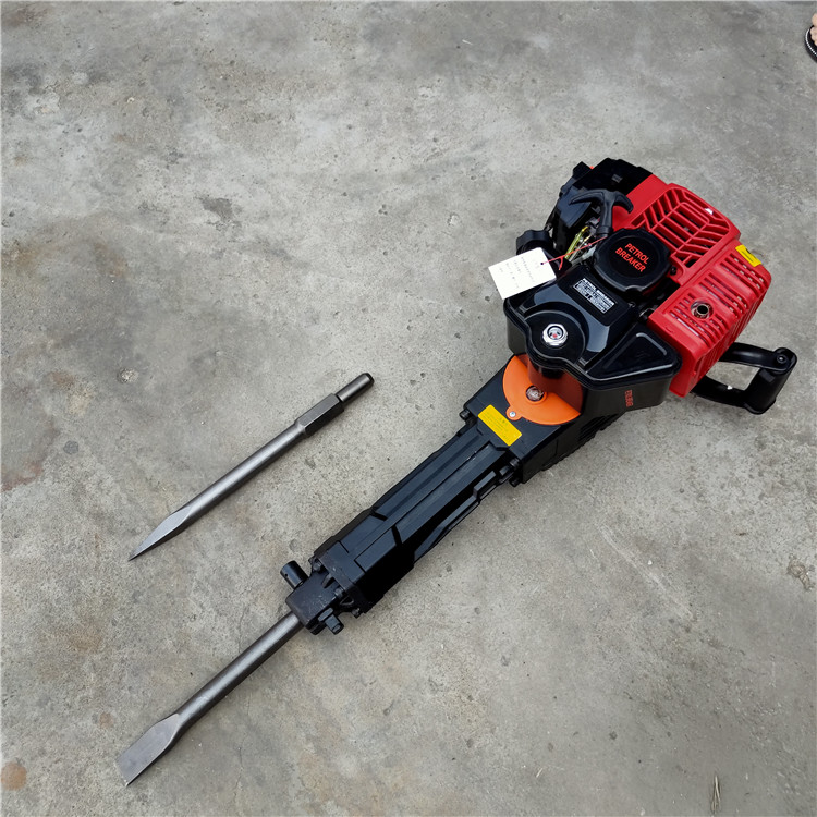 晨德 汽油内燃凿岩机 两冲程冲击破机 岩石钻孔汽油锤