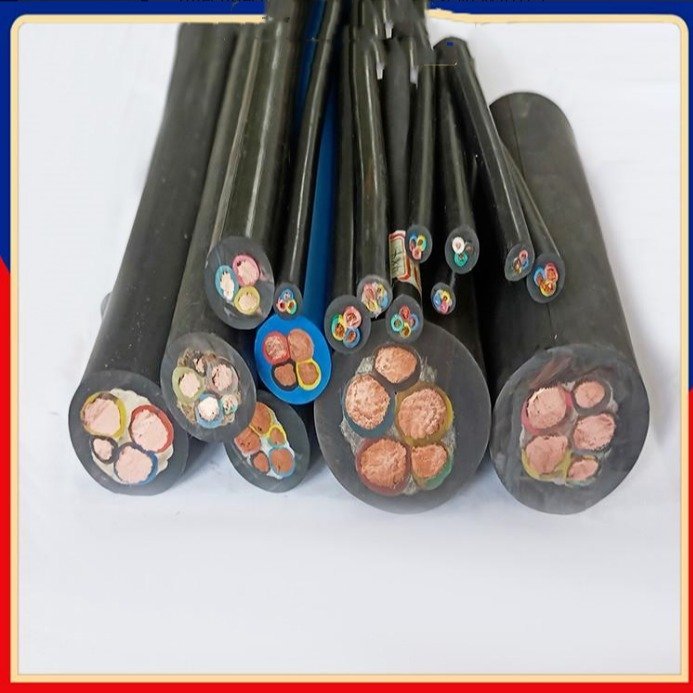 JHS潜水电机 潜水泵电缆 500V-3*25+1*10 耐高温防水