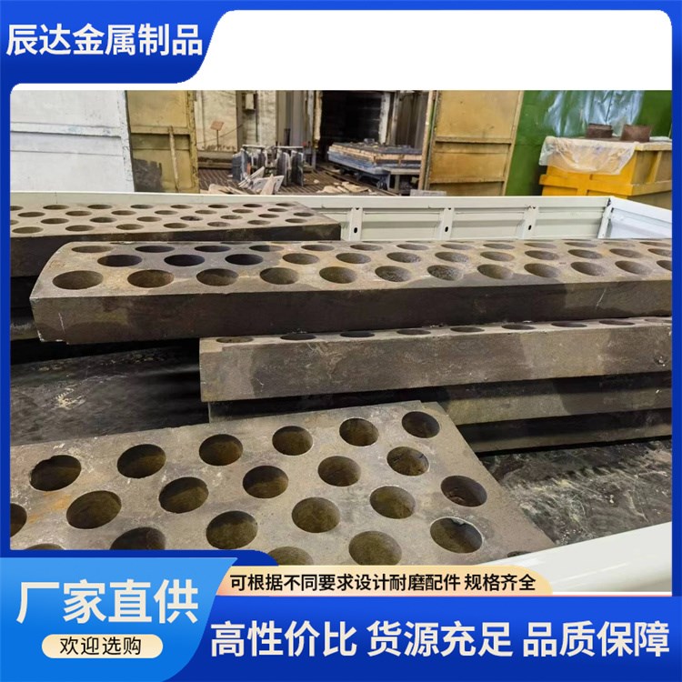 铸力机械 护盘边定制 破机加厚圆孔筛板 制砂机漏板 高锰钢抗磨筛片