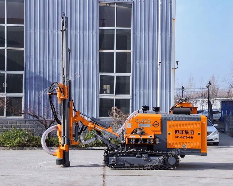 气动履带式潜孔钻机分体式开山打爆破钻孔机顶锤自动一体露天钻车