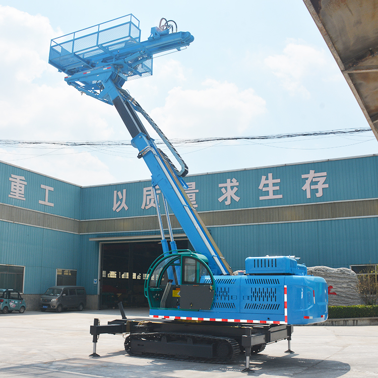 翔驰护坡基坑钻机隧道锚杆桩机双臂支护液压地基支护钻孔机 批价