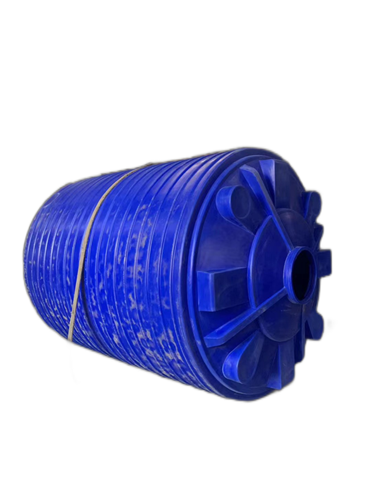 形状多 牌号SKLCMC 锥底加药桶 20吨/30方药剂搅拌槽碳酸溶液混合桶