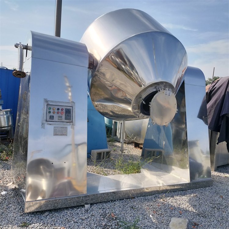 二手双锥干燥机 回转真空干燥设备 化工物料烘干机