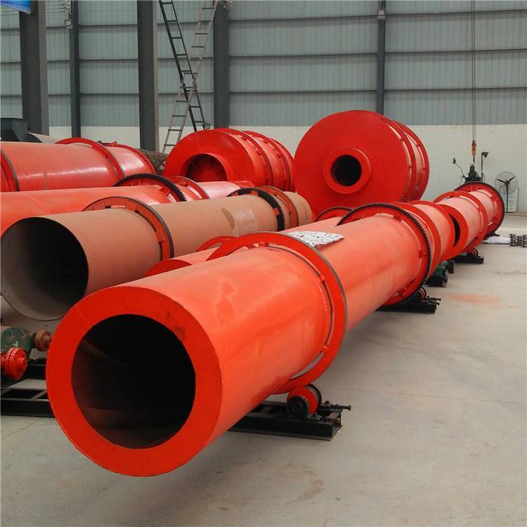 滚筒河沙干燥机 豆渣烘干机 回转滚筒烘干机优点