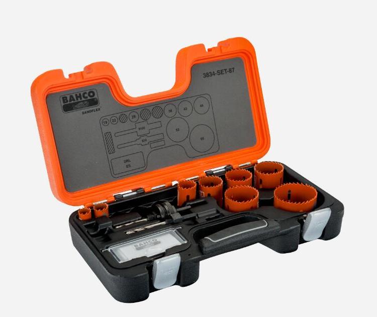 bahco电动工具配件凿岩机双金属孔锯套件3834-87 3834-92