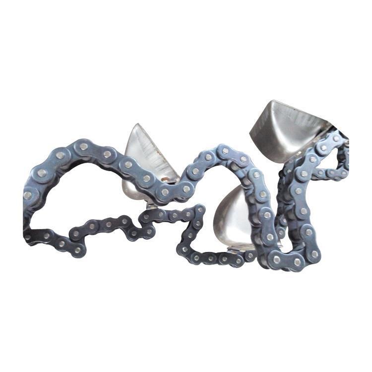 环保翻斗输送机 腻子粉链式钢斗提升机 六九重工 多型号斗式提