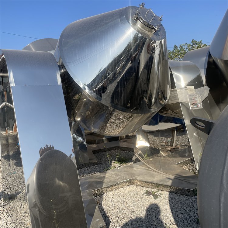 二手搪瓷双锥干燥机 不锈钢工业干燥设备 回转式混合干燥