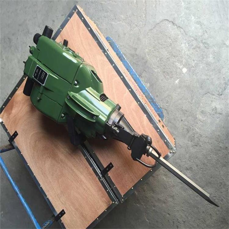 手持内 燃凿岩机水泥路面破汽油镐钻孔机汽油手持式内燃凿 岩机