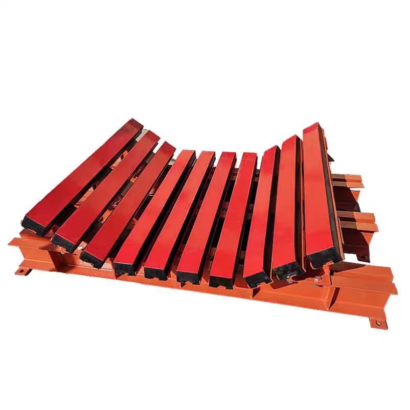 弹簧板架构缓冲装置 皮带机耐磨输送机缓冲床 按需加工