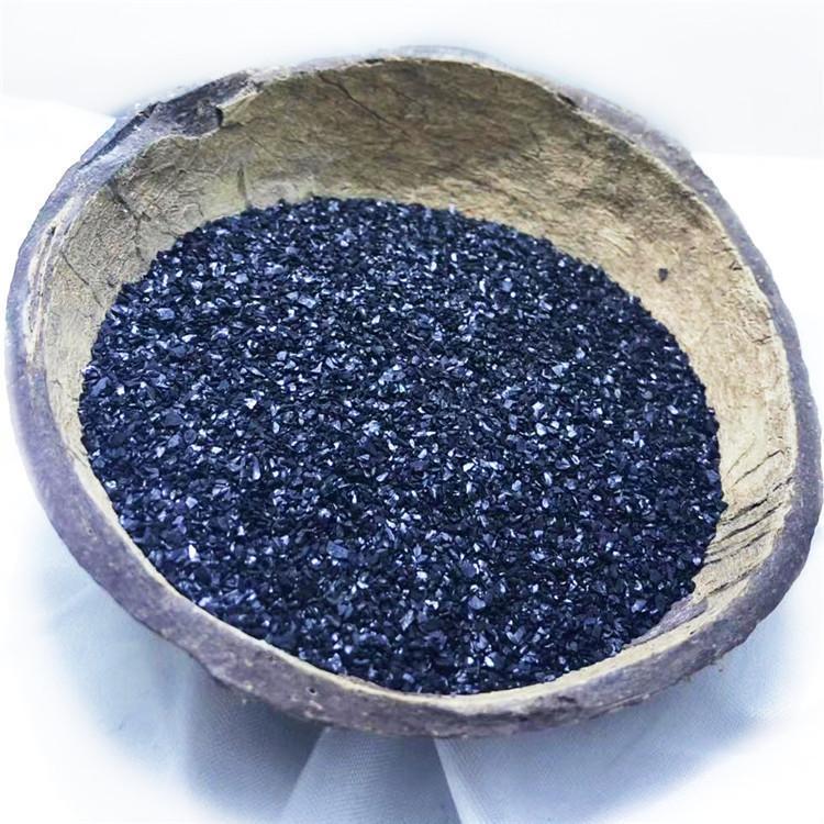 源丰玉回收椰壳活性炭饮用水净化 400碘值 黑色颗粒