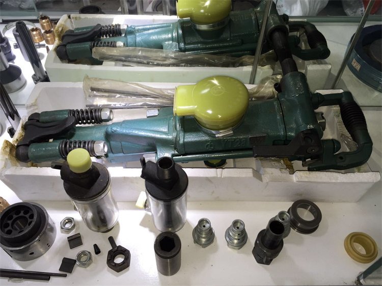 风炮气动钻孔机 YT24气腿式凿岩机 矿用大功率风动凿孔机