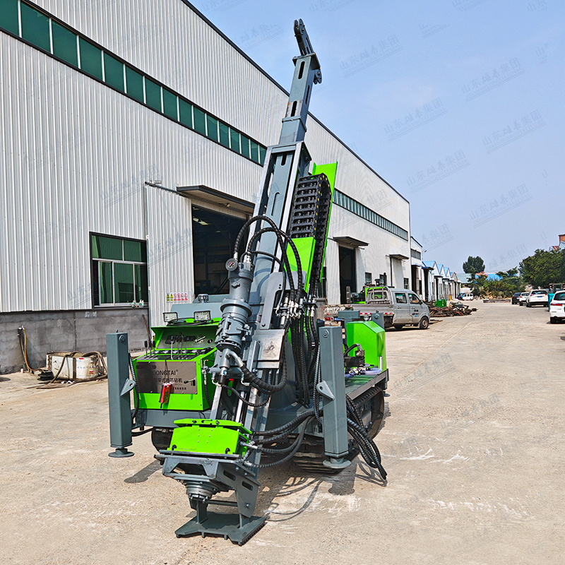 雄泰履带式全液压岩心钻机 地质探矿 便捷式绳索取芯钻机钻具
