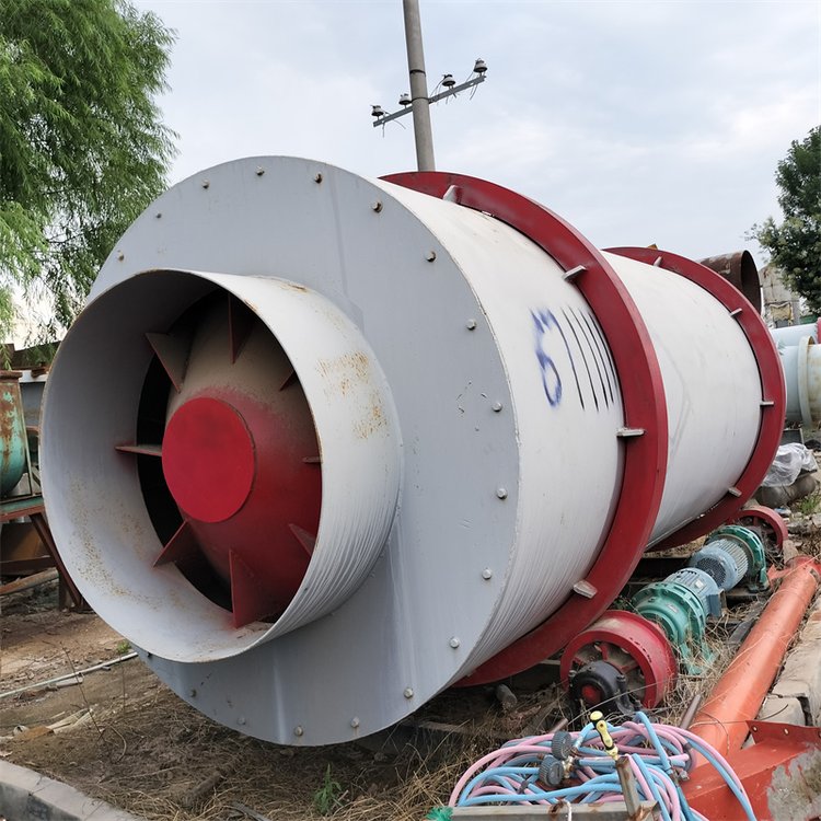 二手滚筒干燥机 不锈钢材质煤泥烘干机 物料分布均匀连续式操作