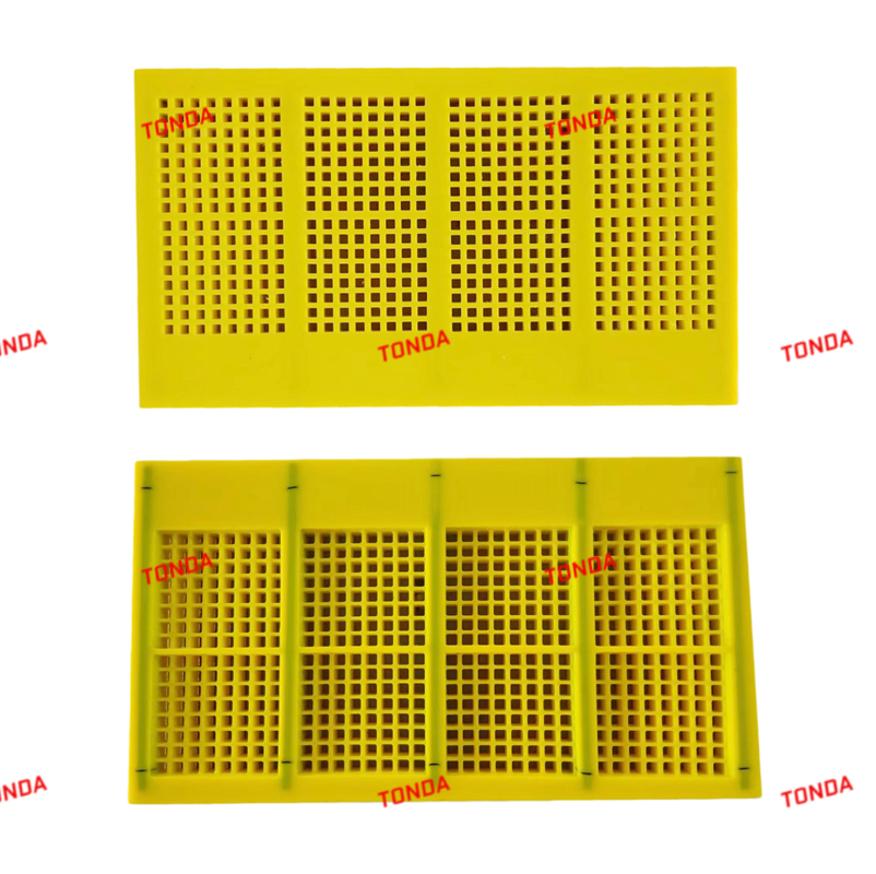 腾达柔性聚氨酯筛网非标定制振动筛高效筛板高弹防堵牛筋筛网