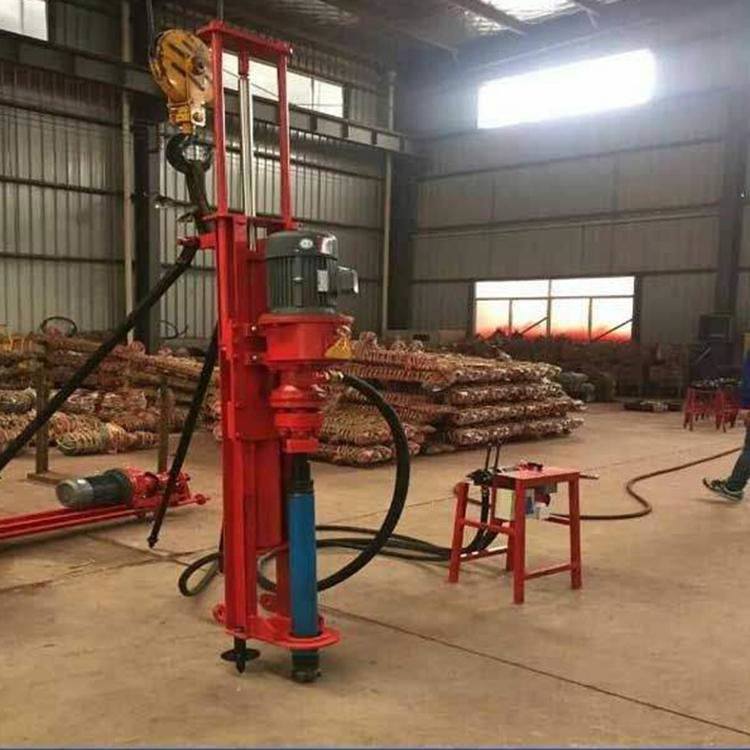 江苏扬州 矿山岩石支腿式潜孔钻机 岩石破边坡打孔气动潜孔钻机 呼和浩特