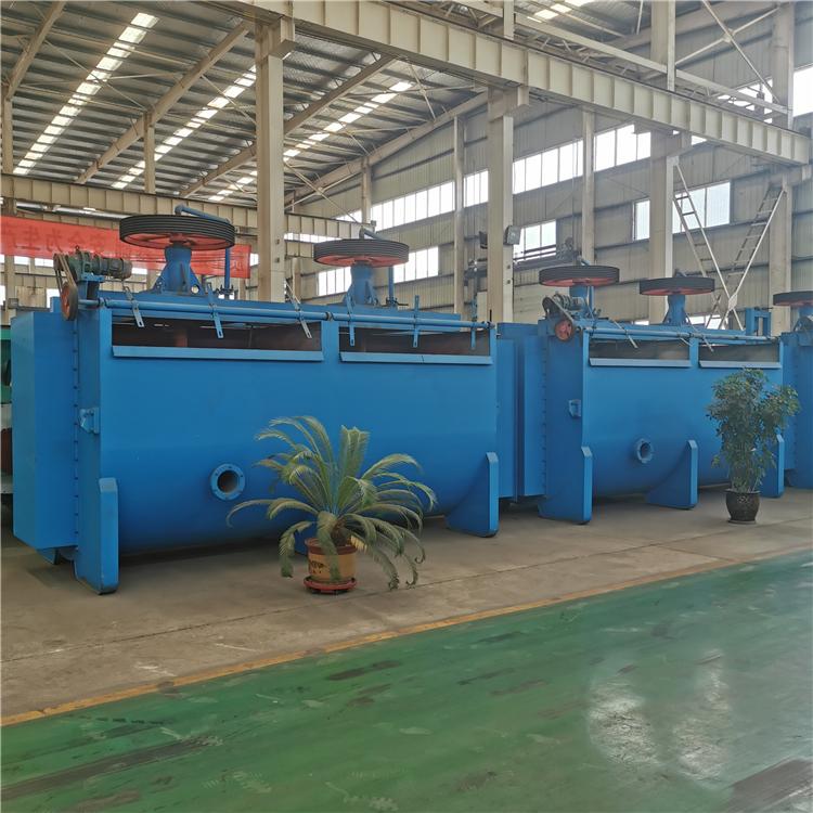 SF2.8浮选机 多槽加药剂泡沫浮游选矿 金铜锌矿叶轮刮板分选机