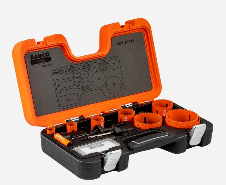 bahco电动工具配件凿岩机双金属孔锯套件3834-93 3834-94