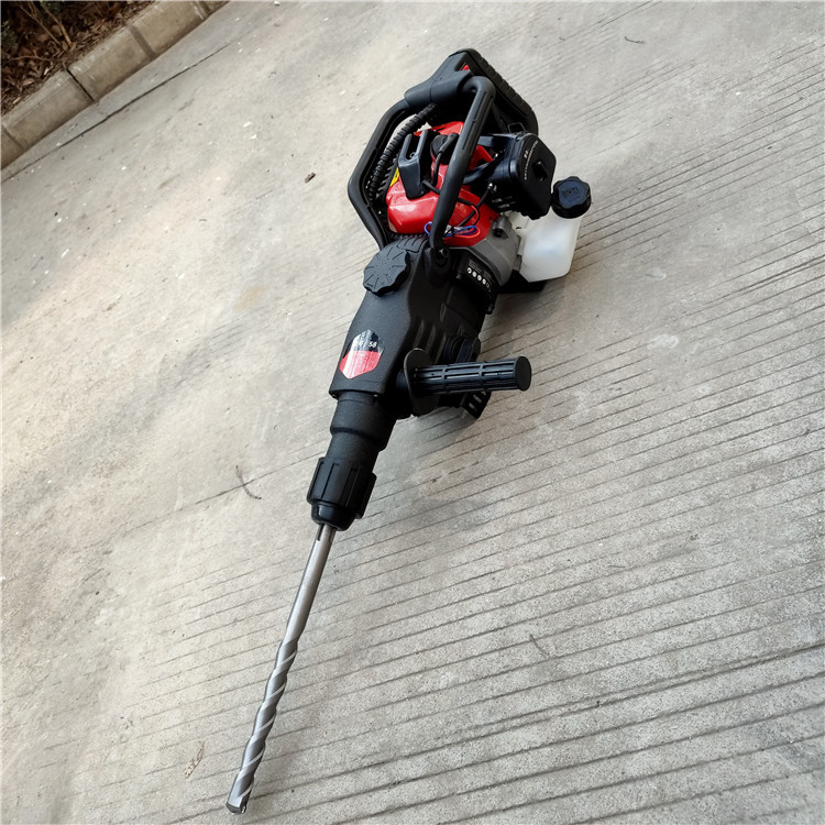 晨德 便捷式手提汽油镐 125型二冲程内燃凿岩机 矿用开山破镐