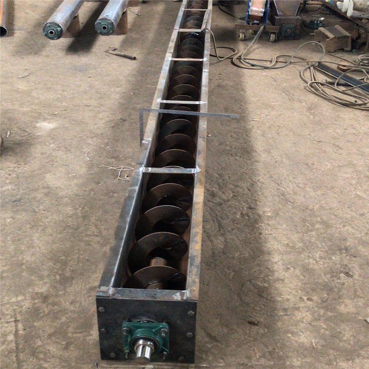 水泥单管螺旋输送机 泥浆螺旋输送机视频 螺旋输送机同轴度