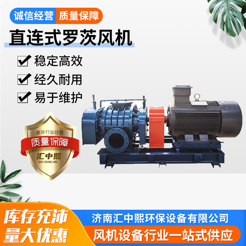 厂家直供直连式罗茨风机 污水处理低噪音回转功率大水产养殖增氧