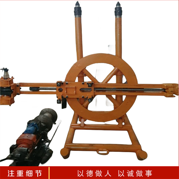 YGZ90导轨式回转凿岩机 30米圆盘钻中深孔打井风动钻机