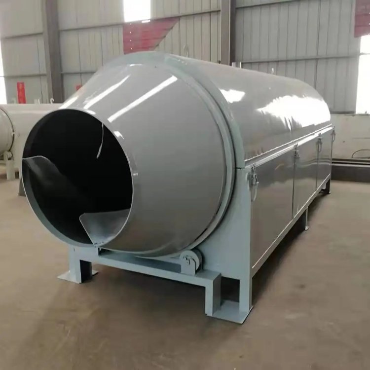 直供金属矿渣烘干设备 沙土干燥机 棕榈渣家禽粪便回转滚筒烘干机