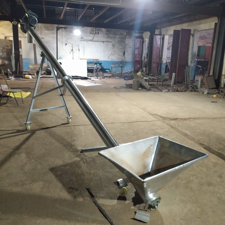 聚乙烯醇螺旋输送机 304不锈钢耐腐化工粉料提升机zcjb 锦辉热销