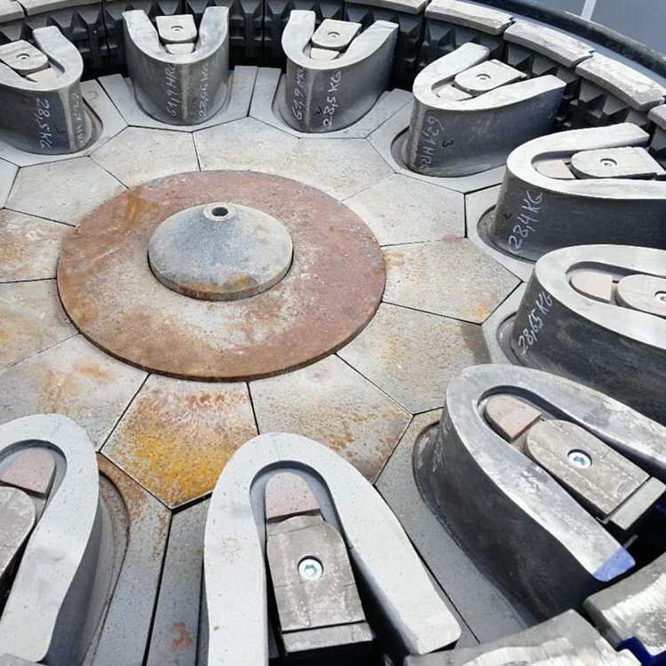 德国BHS制砂机锤头  U型锤头  制砂机抛料头