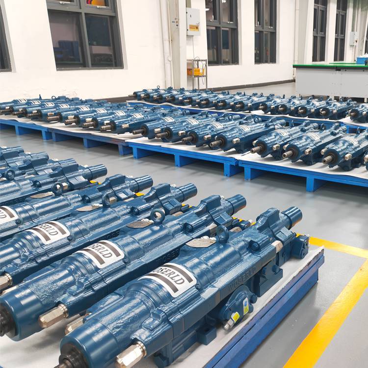 凿岩机图片高频高冲击矿山掘进锚杆采矿台车核心配件沃思德厂家