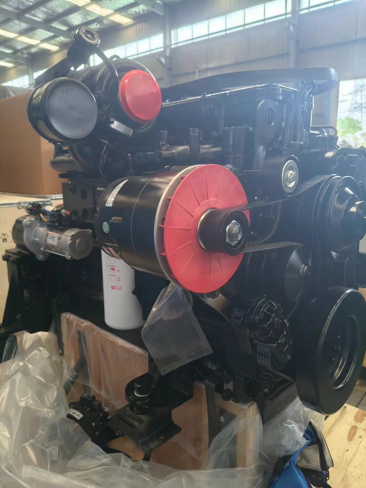 康明斯柴油发动机L9CS4，440马力 国四排放 配湿喷机 凿岩机