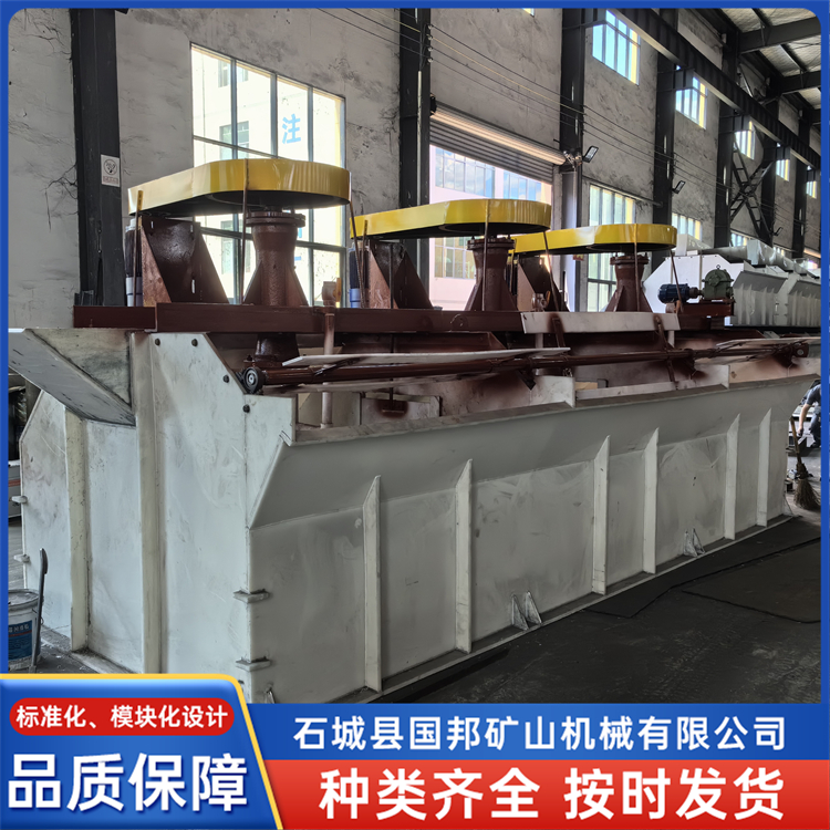 实验室多槽防腐耐酸浮选机 金铜矿浮选设备选矿试验 耐腐蚀性 国邦