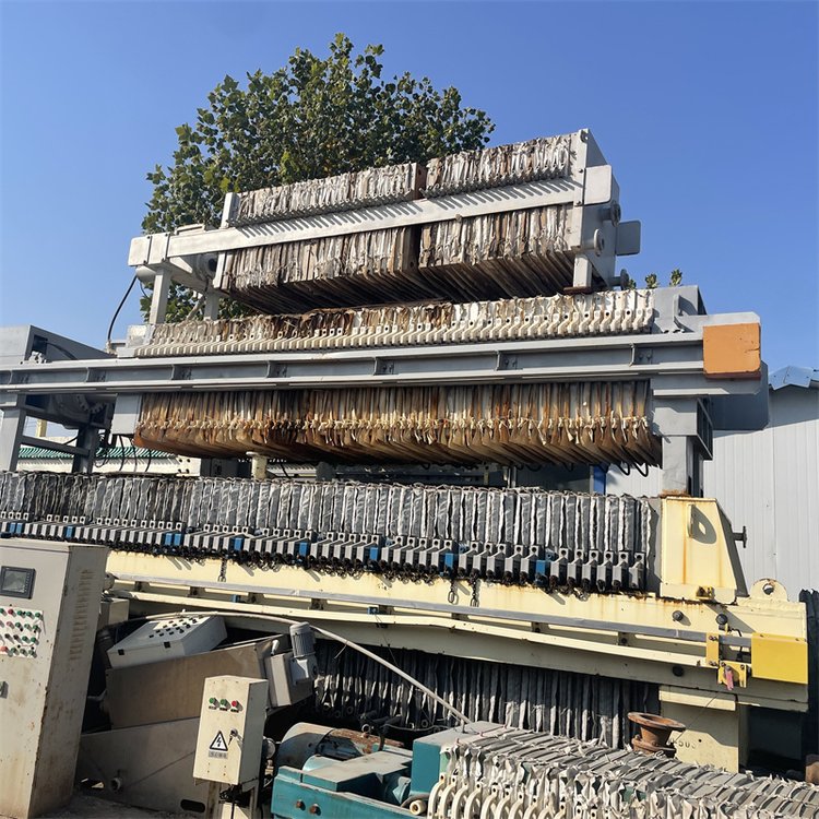 二手压滤机 不锈钢污泥过滤设备 液压真空压滤设备