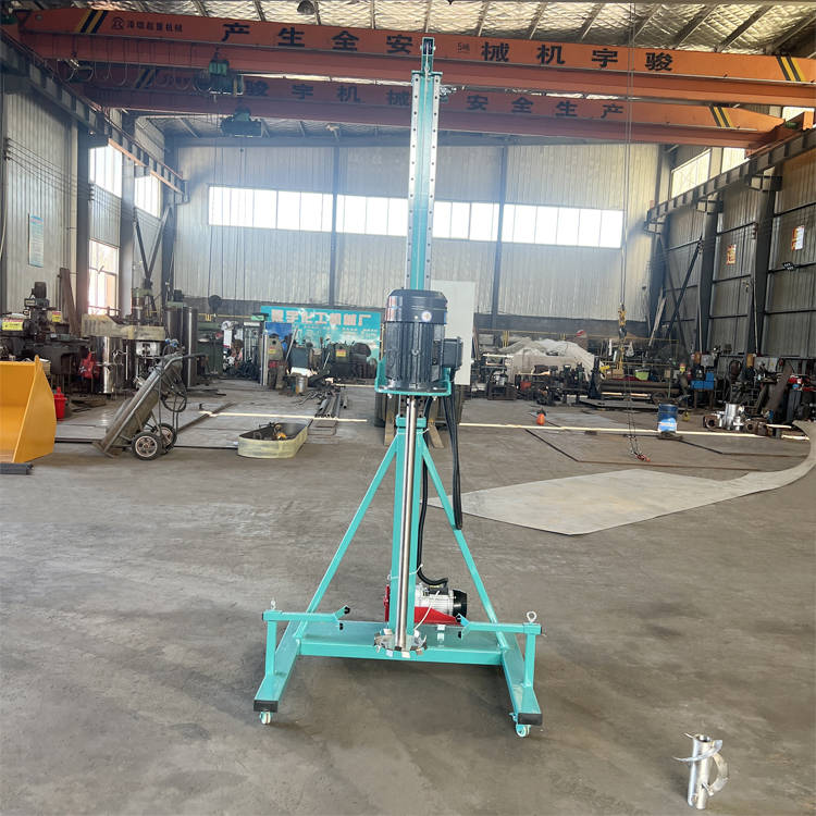 4KW搅拌油漆涂料变频调速电动升降大机架实验室小型分散机 可移动