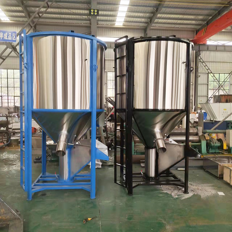 不锈钢立式塑料搅拌机塑料粉末破料混色机颗粒搅拌桶混料机厂家