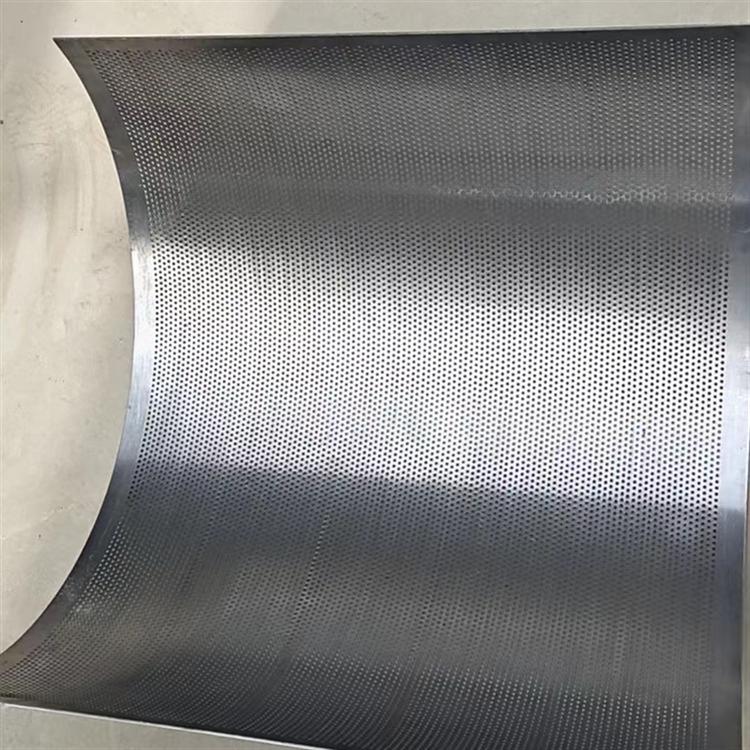 圆孔型筛板 不锈钢弧形筛网 冲孔 规格的齐全 质量轻