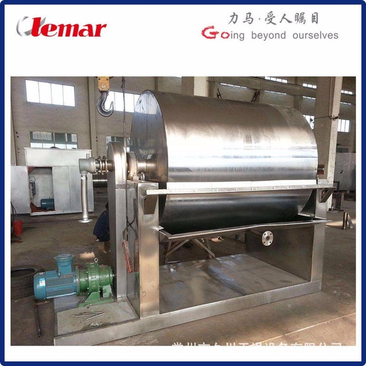 常州力马-Ф1800×2000酵母滚筒式结片机、电镀污泥废水滚筒刮板干燥机1600X2000