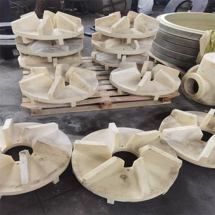 矿用塑料配件生产浮选机叶轮盖板供应多规格材质可以选