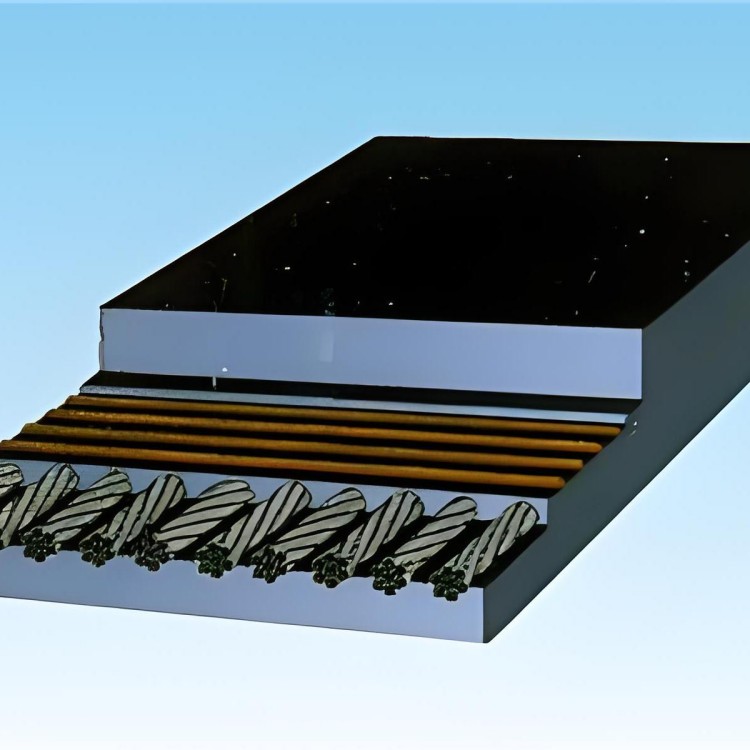 钢丝绳芯耐热输送带厂家 承载能力强 便携式 抗静电性能好 特耐橡