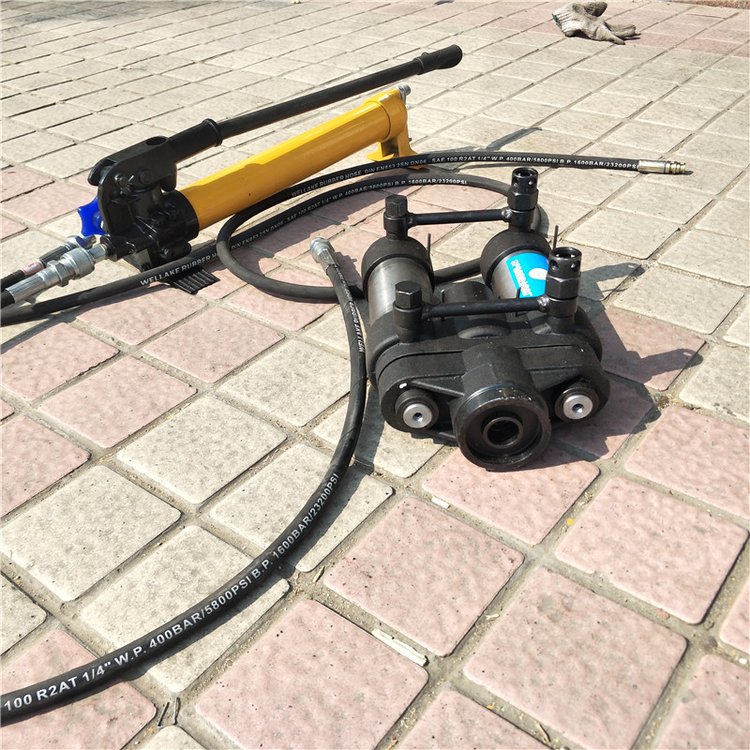 张拉安装工具双缸张拉机具千斤顶煤矿井下锚索预应力