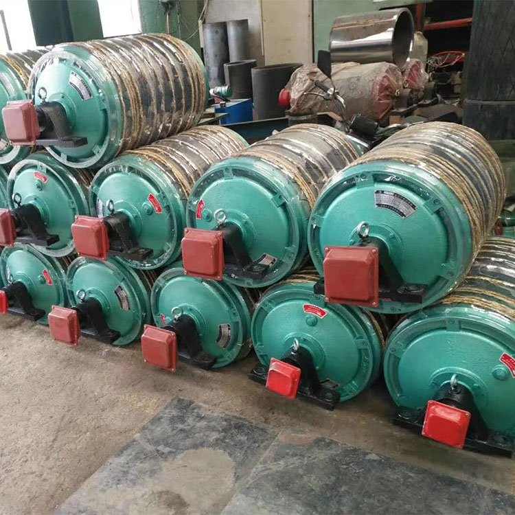 YDW型 矿用外置式电动滚筒 传动效率高 表面包胶 可防爆 运行平稳