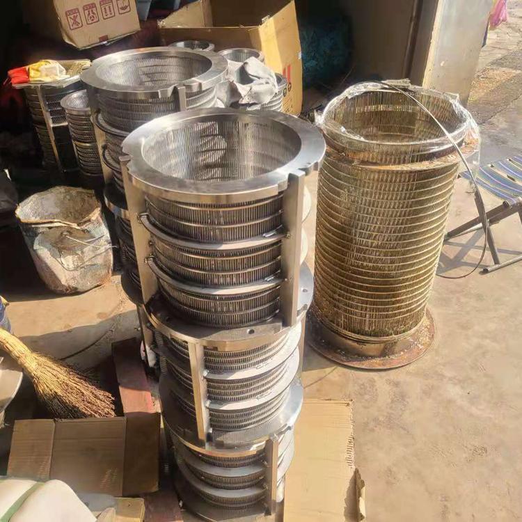 安振宁 干湿分离机滤网 不锈钢楔形网滤芯 条缝筛网