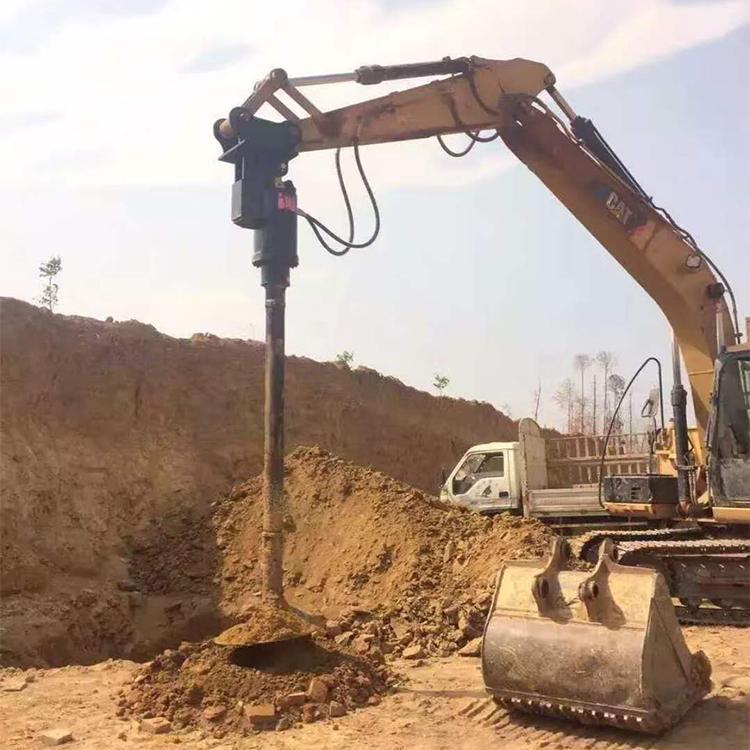 多功能旋挖钻机 工地旋转钻孔机 小型螺旋打桩机