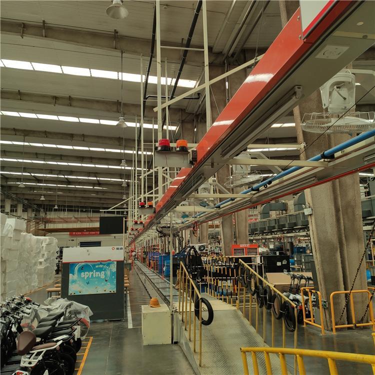 电动车组装流水线 链板输送线全自动倍速链厂家