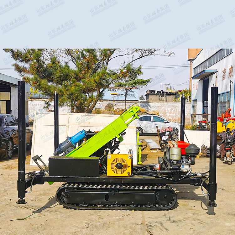 工程机械潜孔钻机 风动凿岩机 爆破打孔机打小型水井钻机履带式