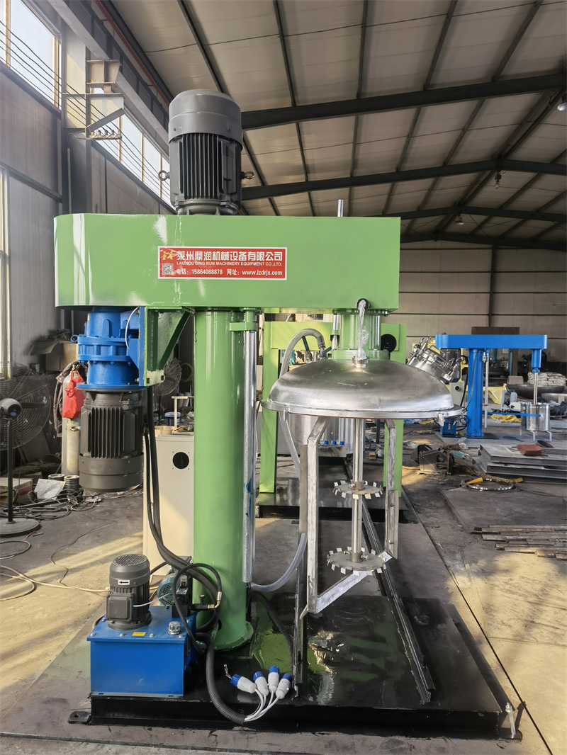 真空手摇美缝剂设备 涂料搅拌液压防爆 粉体升降高速搅拌