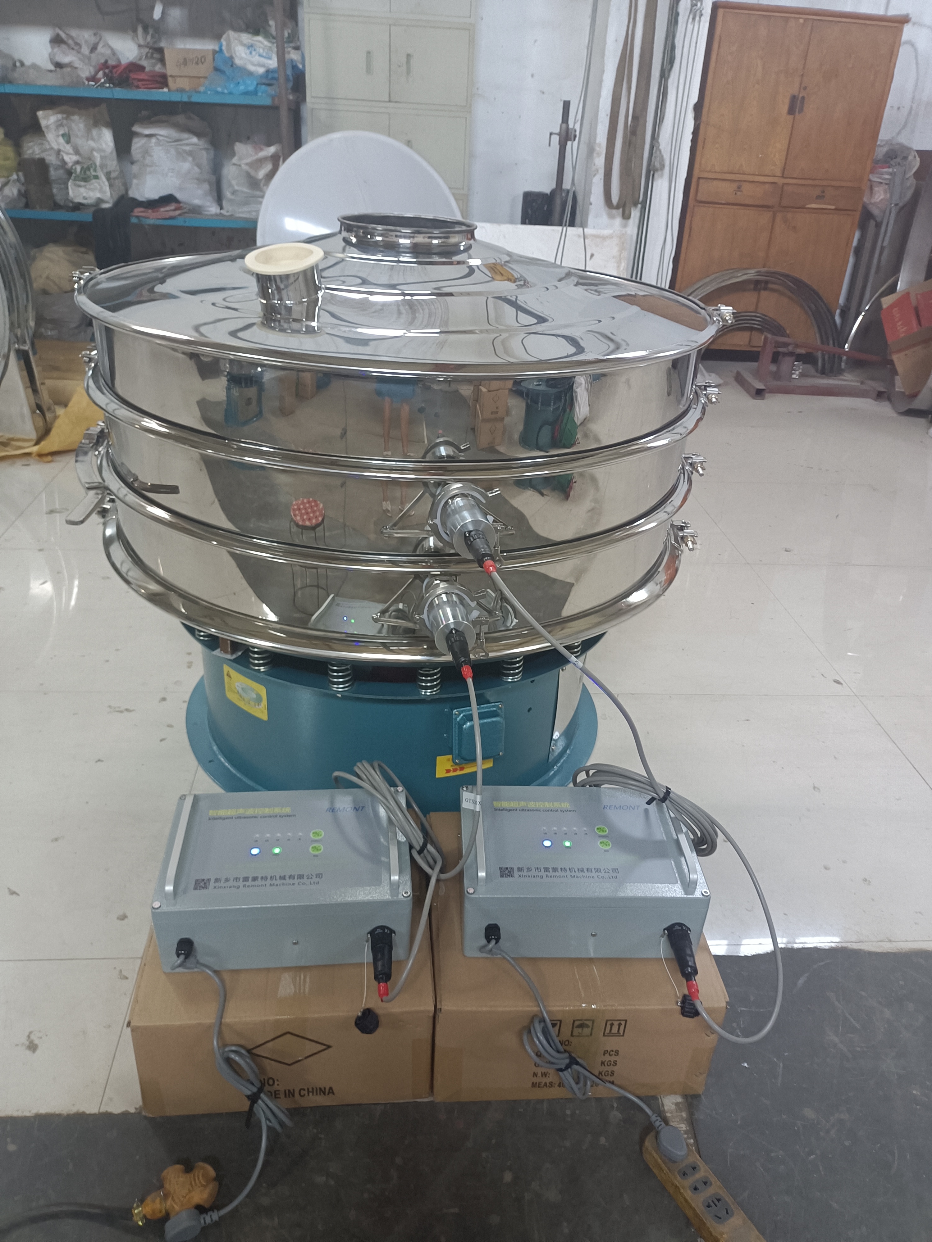 雷蒙特 超声波振动筛 高精度数控分离机 电池材料负极材料专用