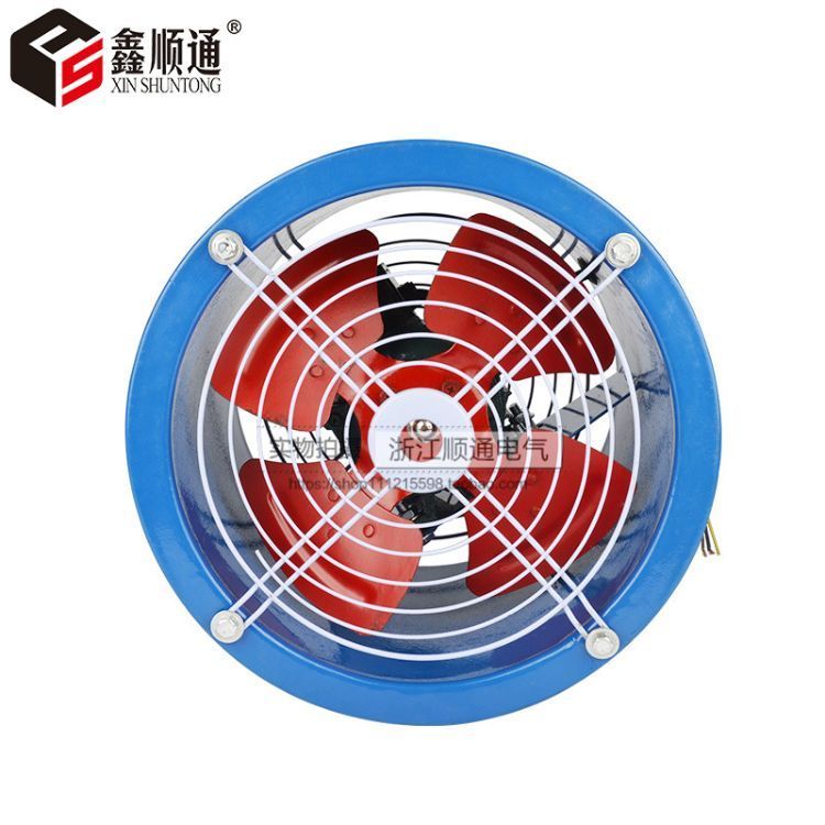 厂家直销 SF-5-2低噪声轴流通风机  圆筒风机1.5KW  380V