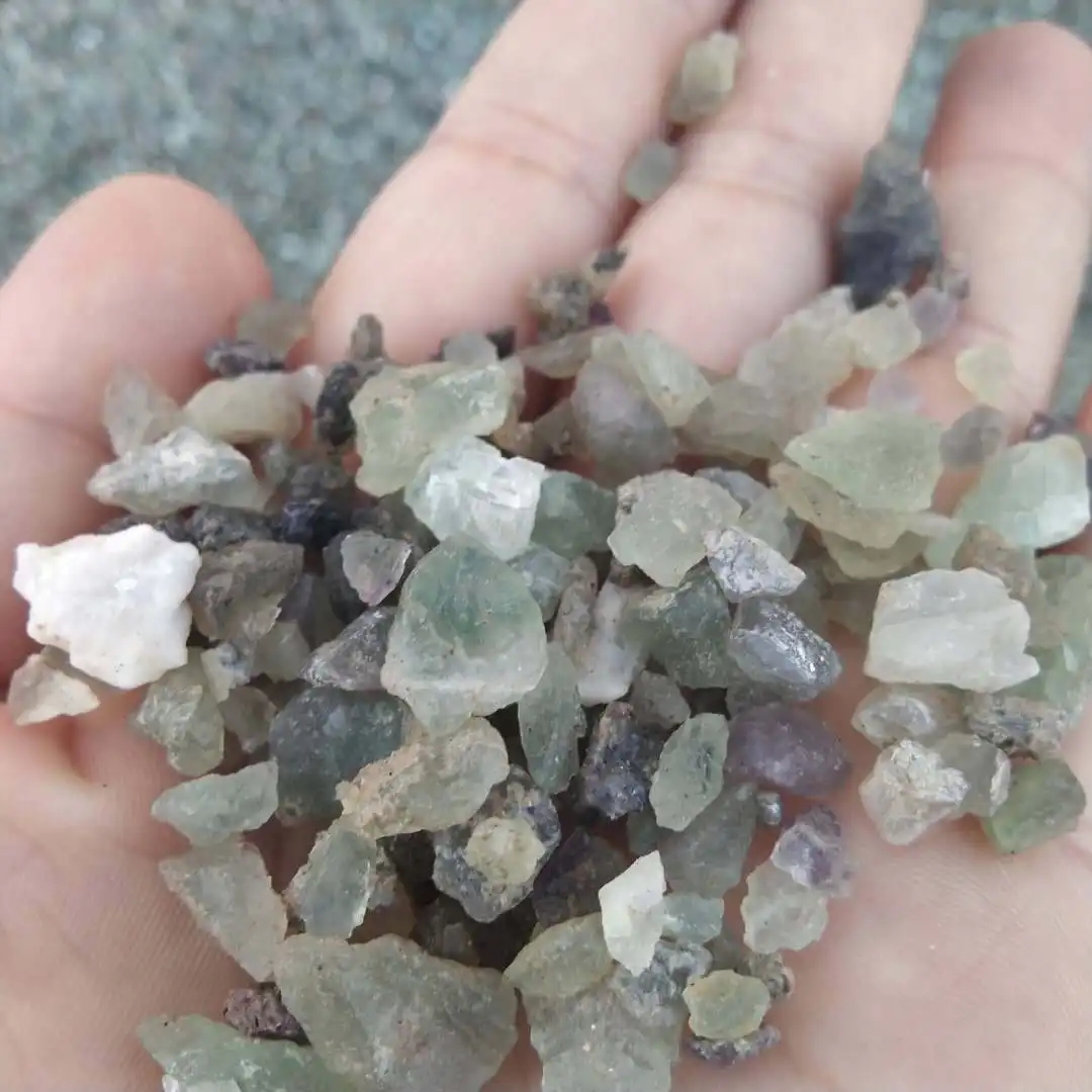 万竹矿业 天然紫萤石原矿 七彩水晶石 冶炼钢铁 萤石粉 免费样品