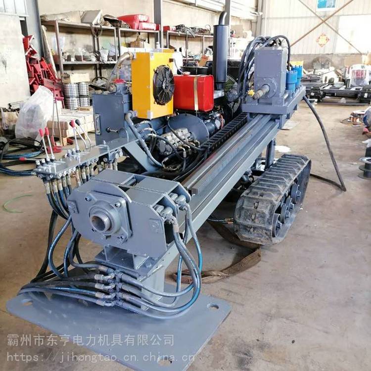 小型钻机 地下非开挖液压钻孔机 水平定向钻机 东亨电力 河北霸州