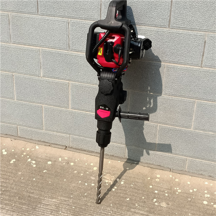 宏德 便携式矿用内燃凿岩机 岩石钻孔机 汽油两冲程铲式破镐